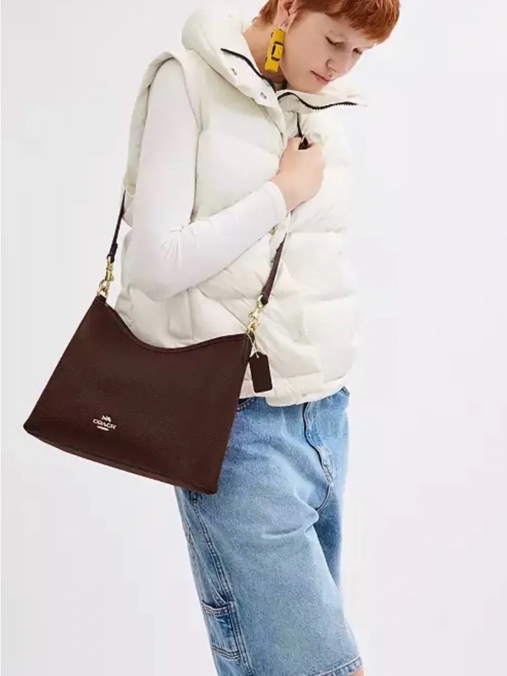 Coach Laurel Shoulder Bag Maple